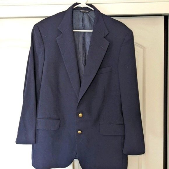 Polo Ralph Lauren Jackets & Blazers - Polo University Club by Ralph Lauren Navy Wool Blazer
